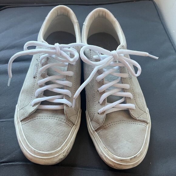 VANS Off-White Suede Sneaker - Women’s 7.5/Men's 6.0 - Model 721454 - Picture 3 of 6